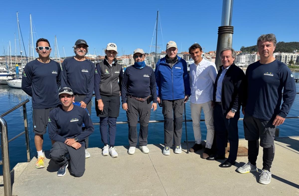 Alberto Viejo, Ricardo Lorenzo, Jane Abascal, la infanta Elena, Pedro Campos, Juan Carlos I, Jordi Xammar, Sito Pons y Roi Álvarez