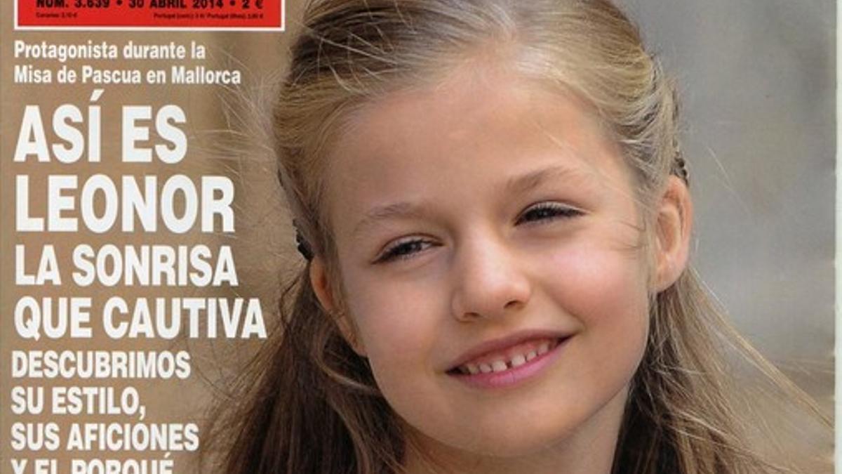 Leonor, en la portada de la revista '¡Hola¡'