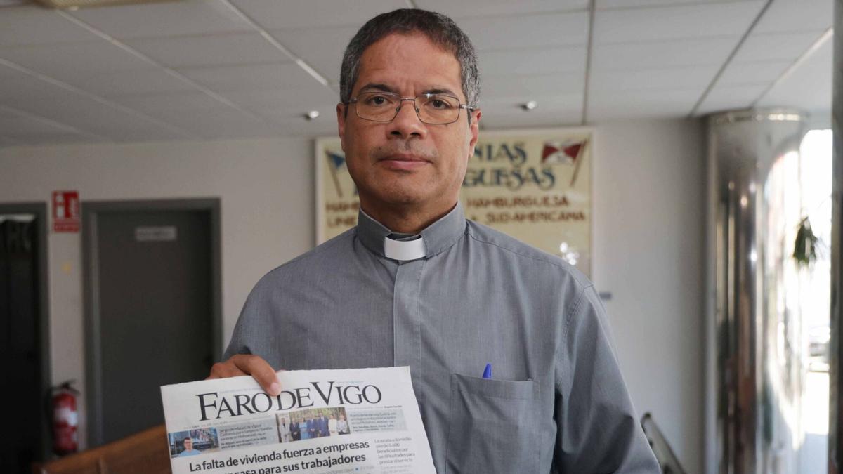 Justo Paiva,  cura venezolano en Vigo