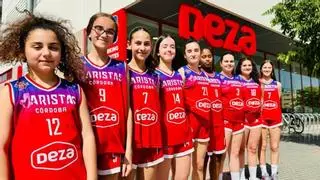 El Maristas y Deza afianzan su acuerdo de colaboración en apoyo del baloncesto