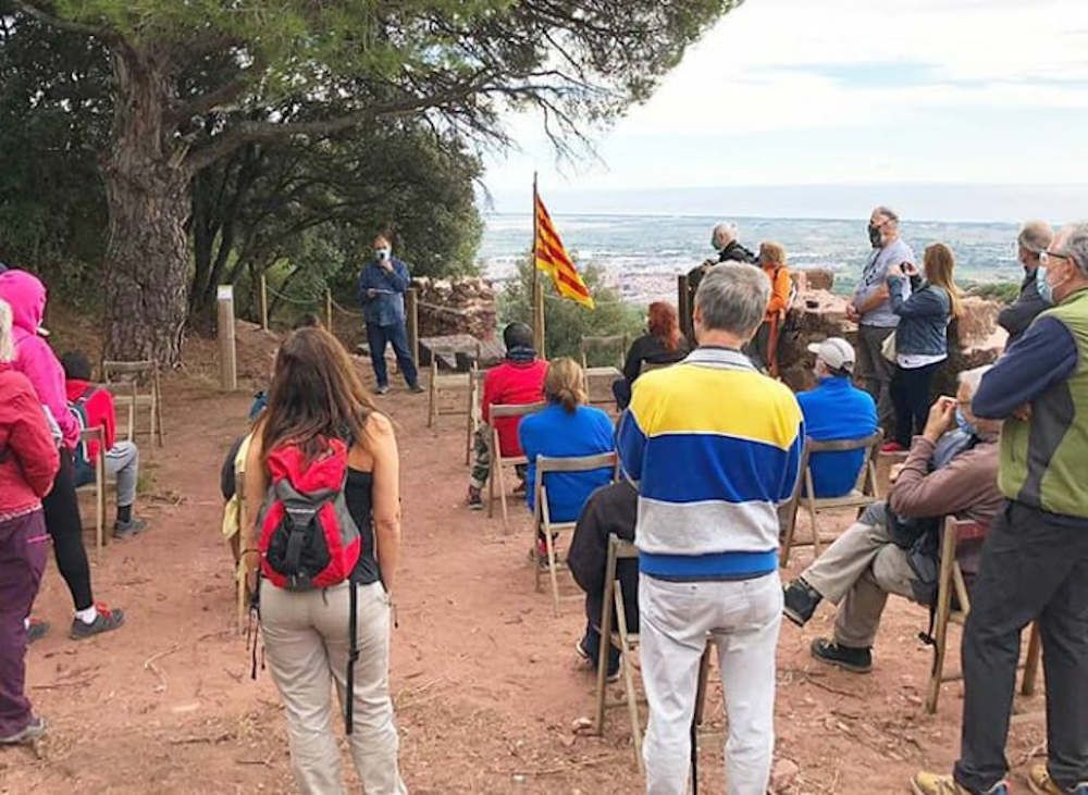 Un momento de la Romería de Sant Miquel de Gavà del 2020