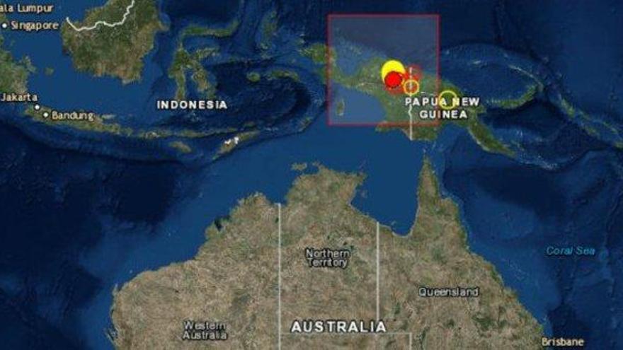 Dos fuertes terremotos de magnitud 6,1 y 7,3 sacuden a Indonesia