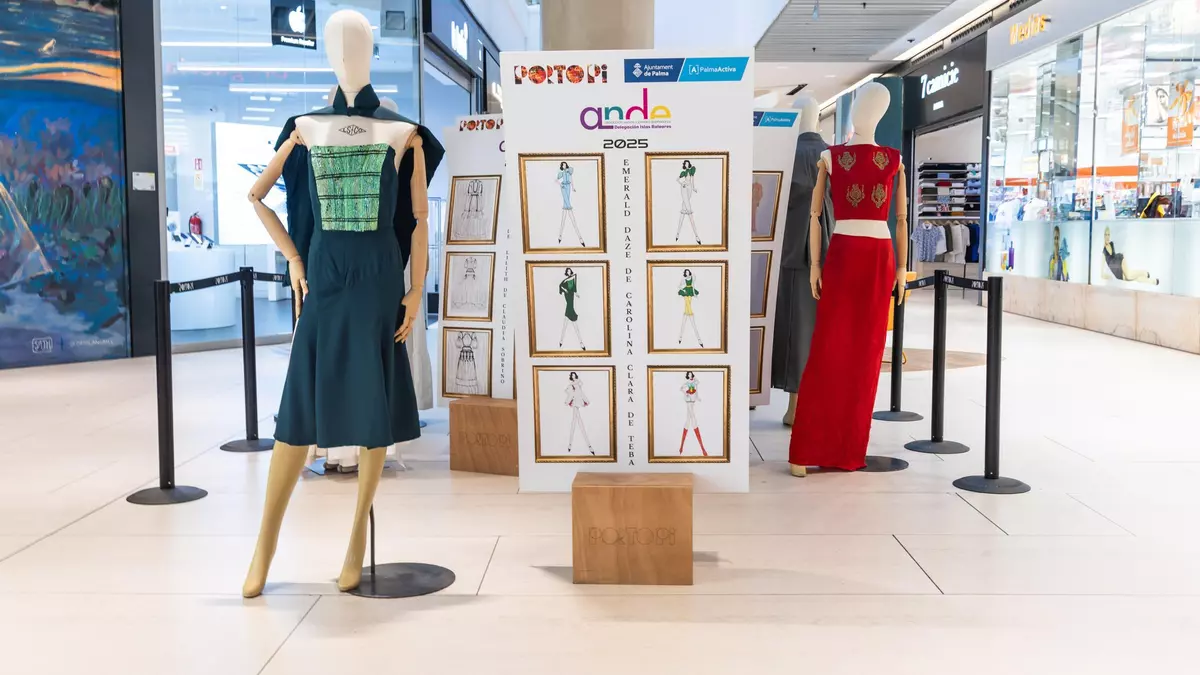 Porto Pi acoge una exposición con los finalistas de Baleares a los Premios Nacionales de Moda Joven