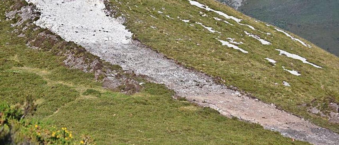 La pista de Capiechamartín, donde se hallaron restos patrimoniales.