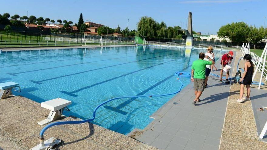 Vaso grande de la piscina municipal de Plasencia.