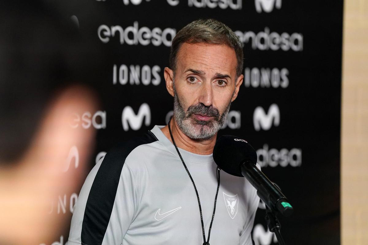 Sito Alonso, en la previa de la Supercopa Endesa.
