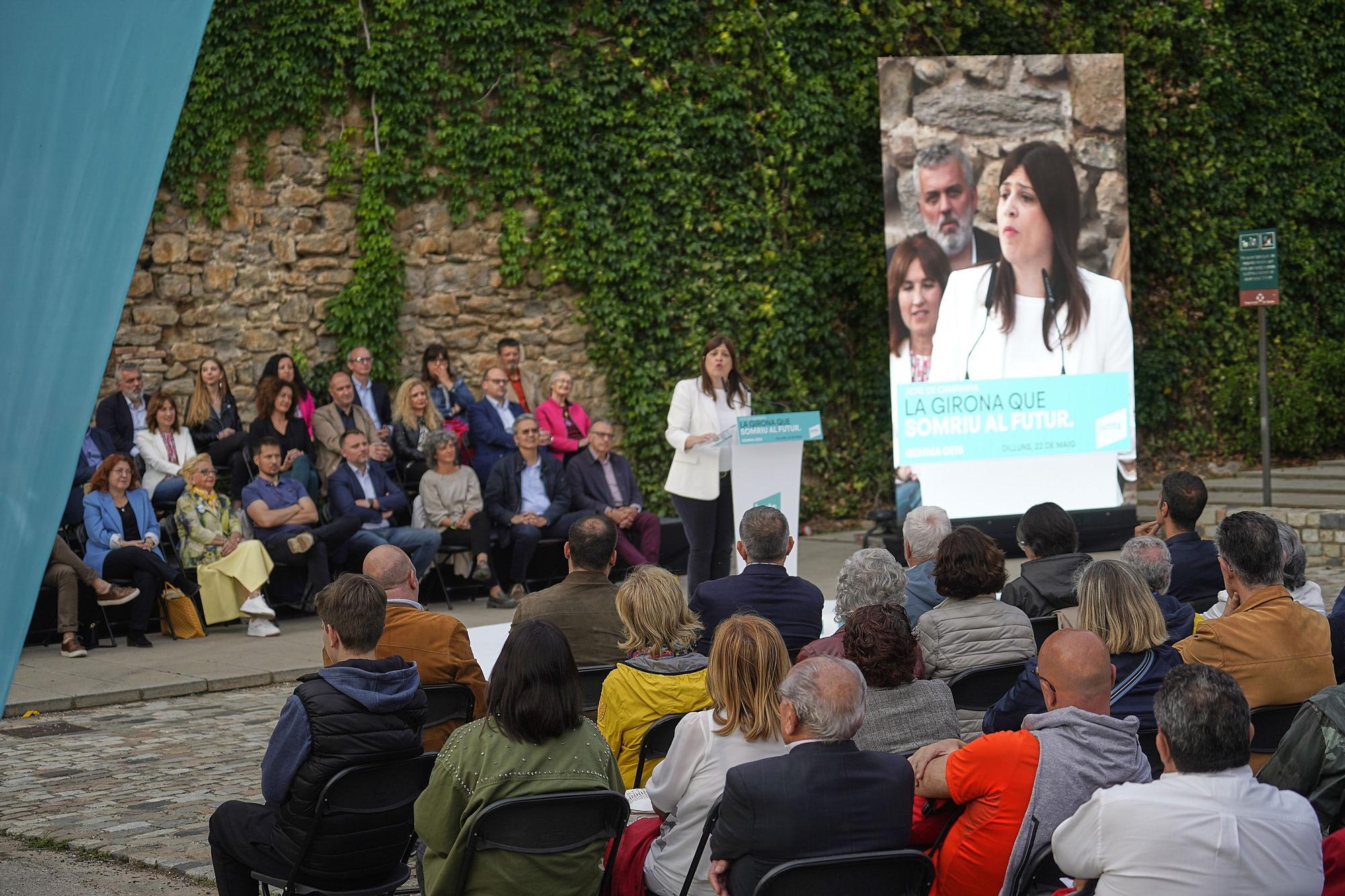 Acte central de campanya de Junts per Girona amb l'alcaldable Gemma Geis