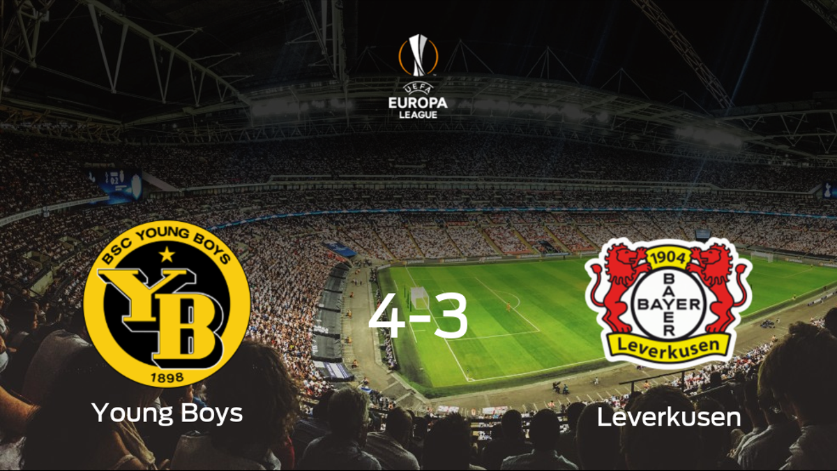 El Young Boys se pone por delante en la primera eliminatoria de dieciseisavos de final tras ganar 4-3 contra el Bayer Leverkusen