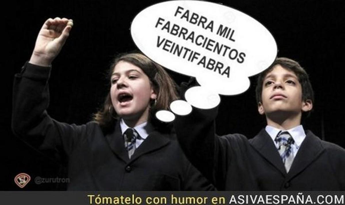 Memes de la Lotería de Navidad 2017