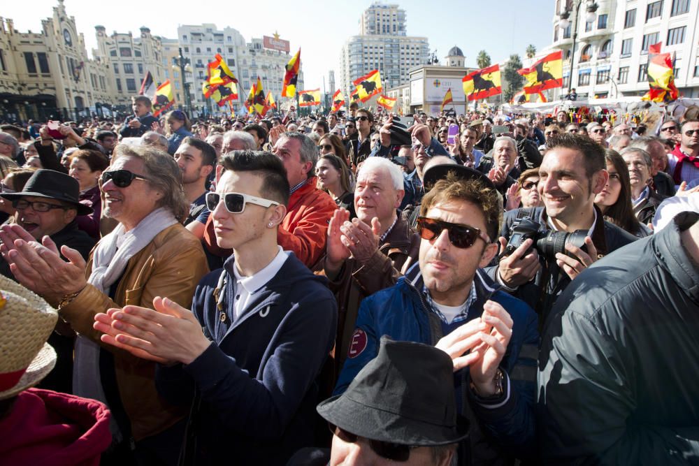 Masiva manifestación taurina en Valencia