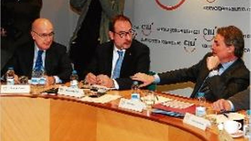 Duran, Espadaler i Mas, ahir, durant el Comitè Executiu de CiU.