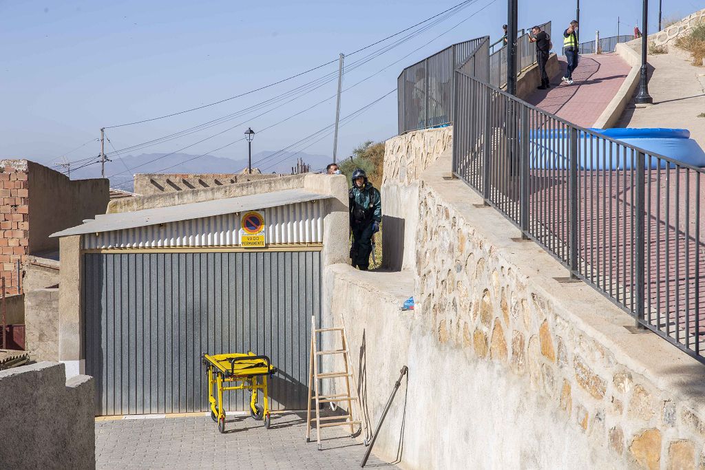 Encuentran muerto a un vecino de Lorca desaparecido encajado en el hueco entre dos casas