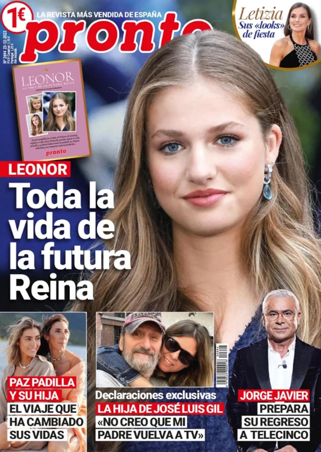 Portada de la revista PRONTO del 18 de diciembre de 2023