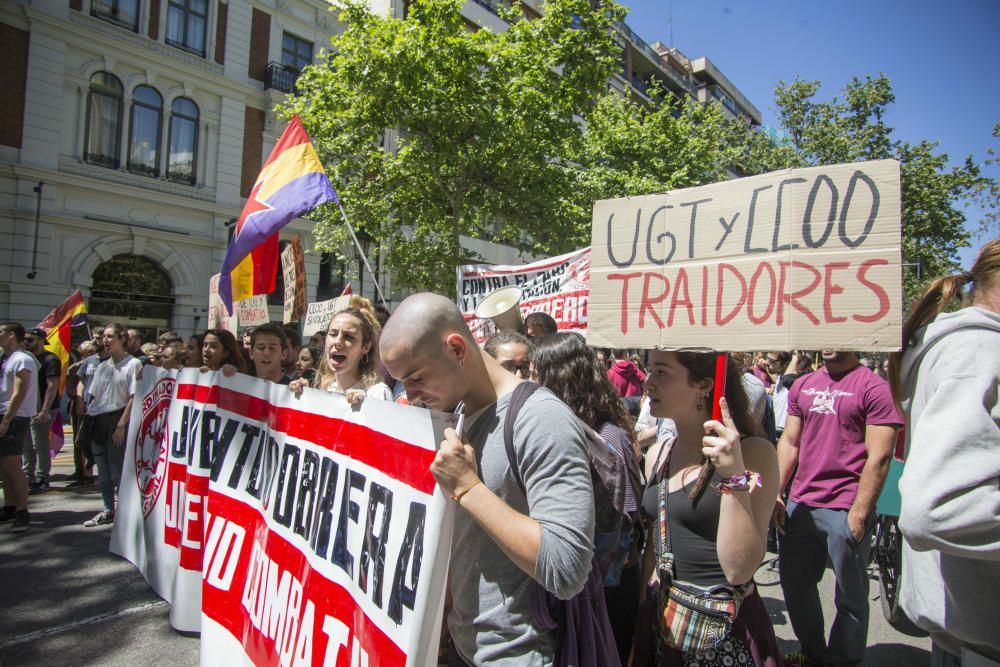 Manifestación del Día del Trabajo en València