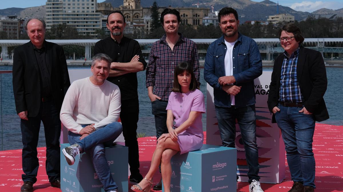 Imágenes del photocall de la película 'Upon entry' (La llegada) en el Muelle Uno