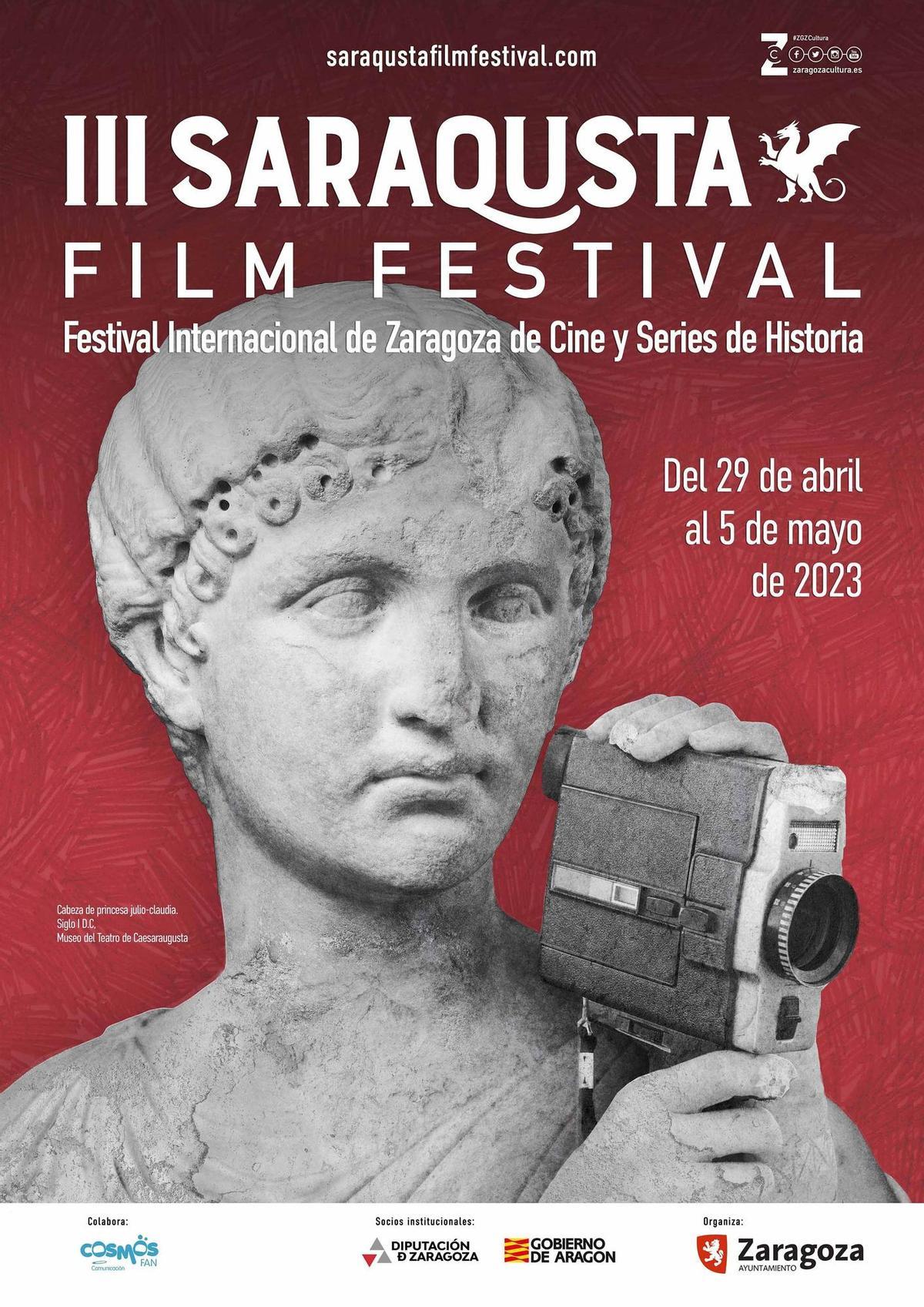 El cartel de la tercera edición del Saraqusta Film Festival.