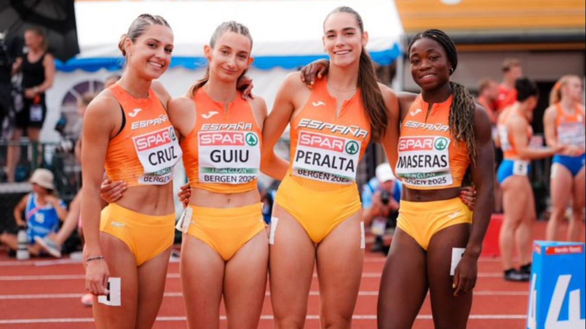 Les velocistes seleccionades per representar Espanya als relleus dels 4x100m
