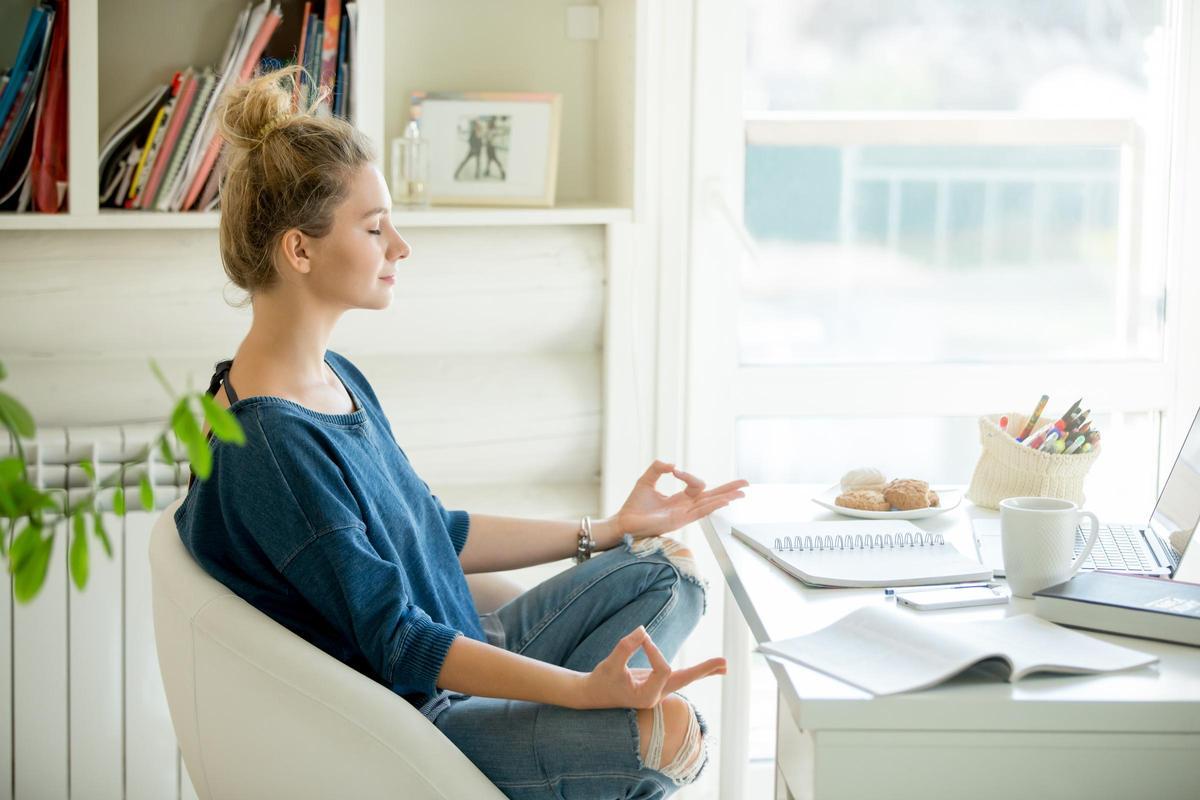 Los ejercicios de meditación contribuirán a aumentar el bienestar.