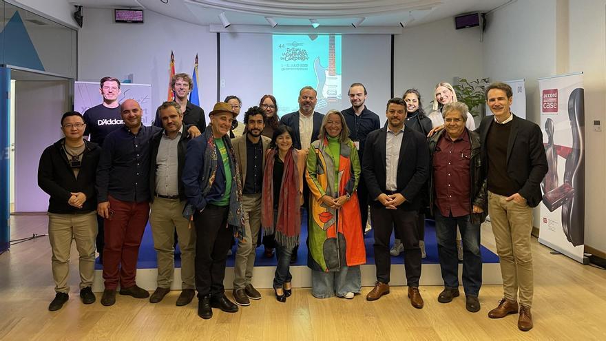 Presentación del Festival de la Guitarra en Belgrado.