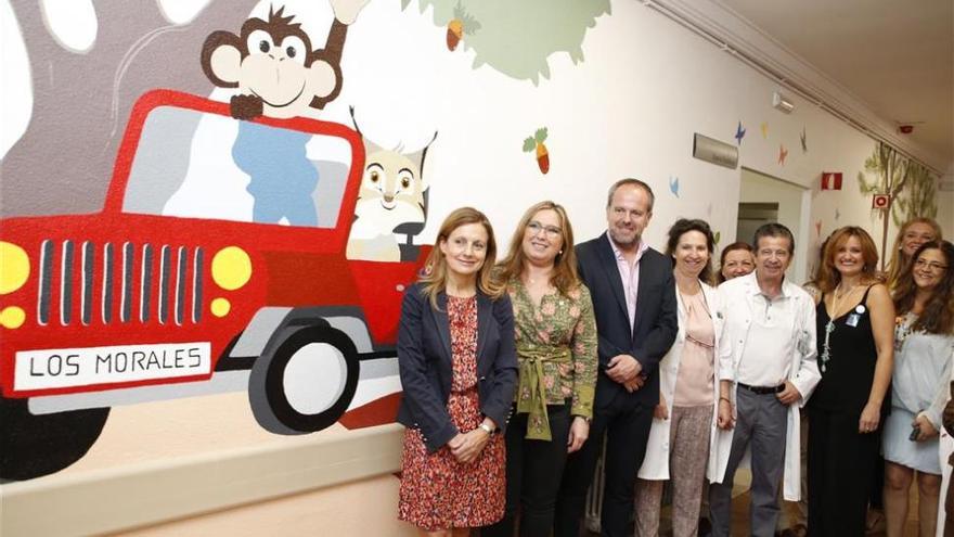 &#039;Colores para alegrarte&#039; decora con fauna y flora la Unidad de Salud Mental Infantil de Los Morales