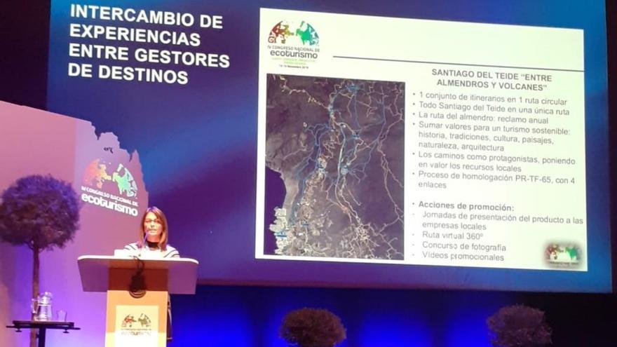 Santiago del Teide presentó su producto de Ecoturismo en el IV  Congreso  Nacional de Ecoturismo celebrado en Granada