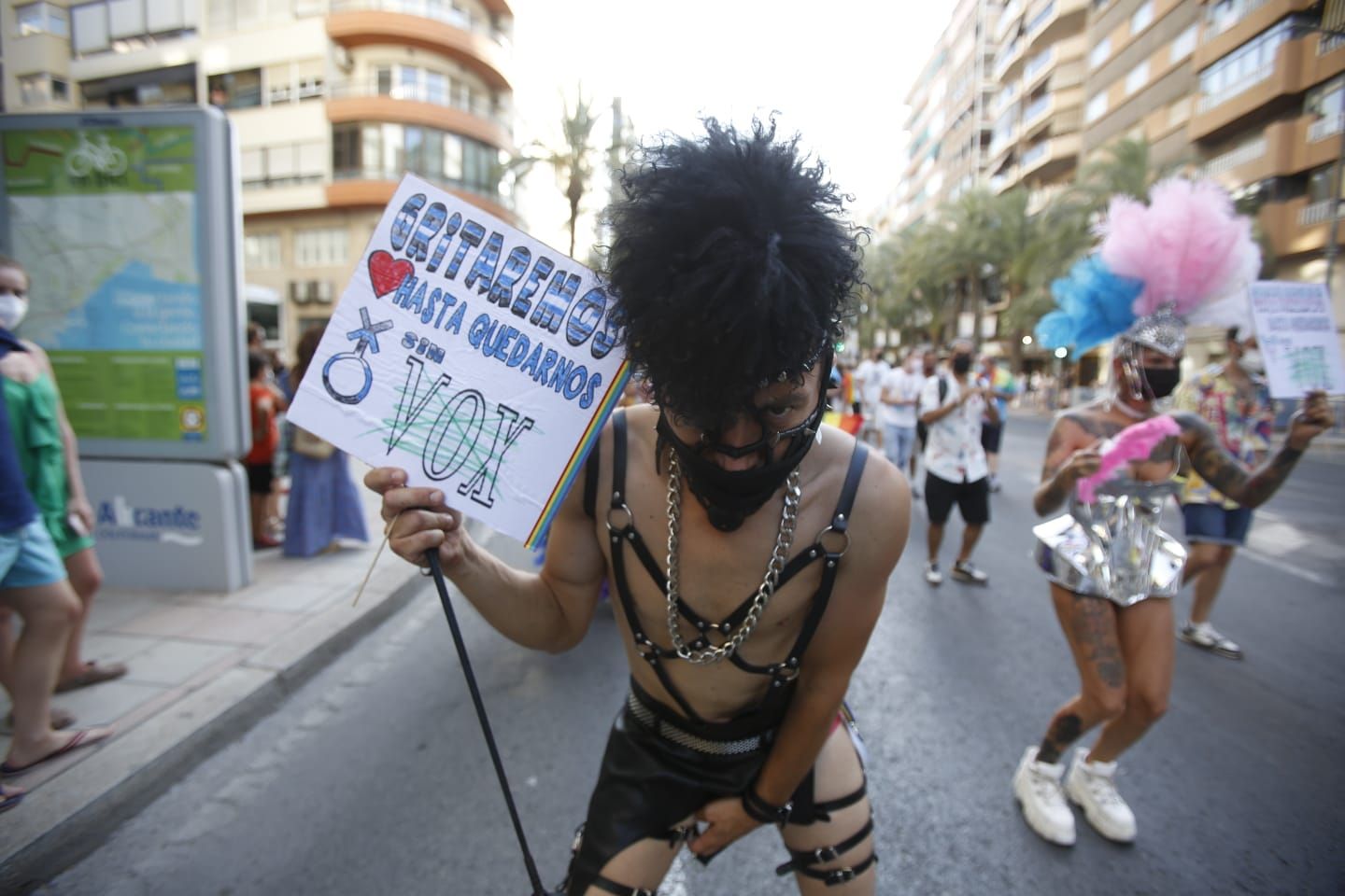 Celebración del Orgullo gay 2021 en Alicante