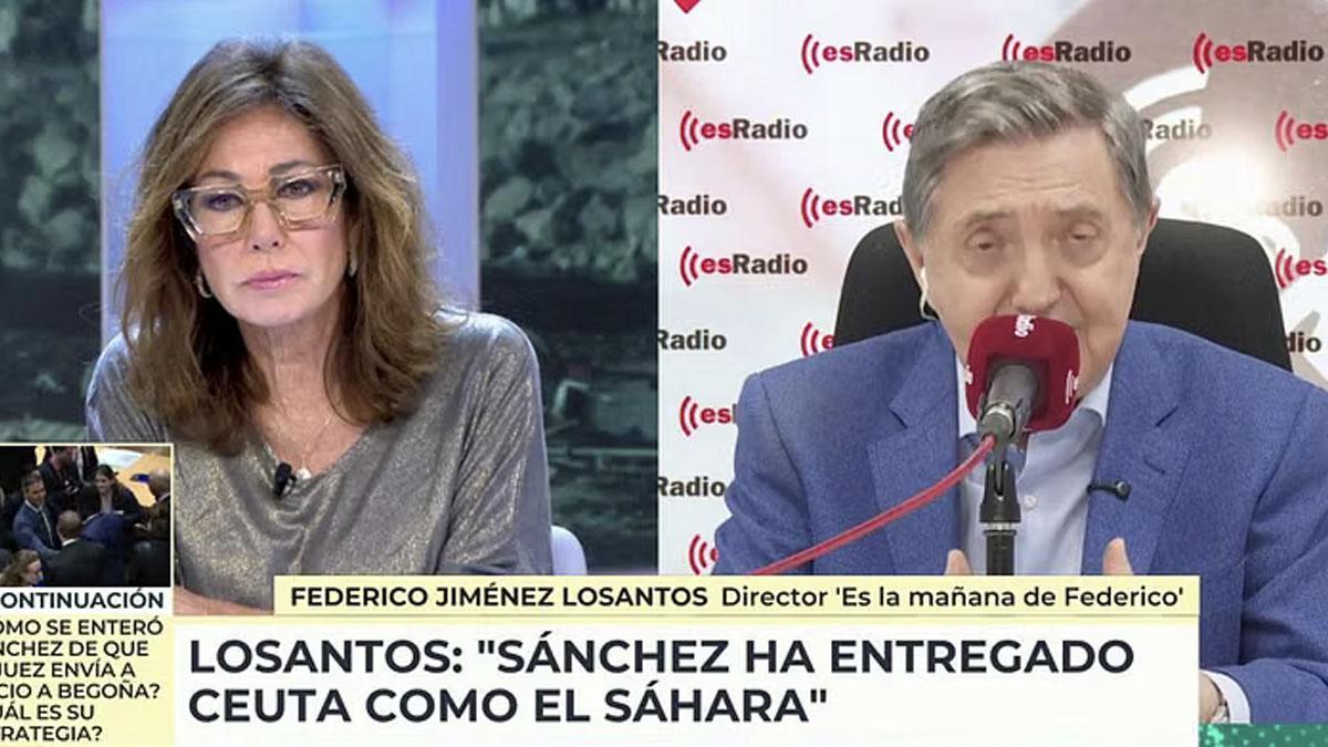 Ana Rosa responde hasta en dos ocasiones a la pulla de Jorge Javier Vázquez y Jiménez Losantos pide quitar algunas productoras: «Para mejorar la programación»