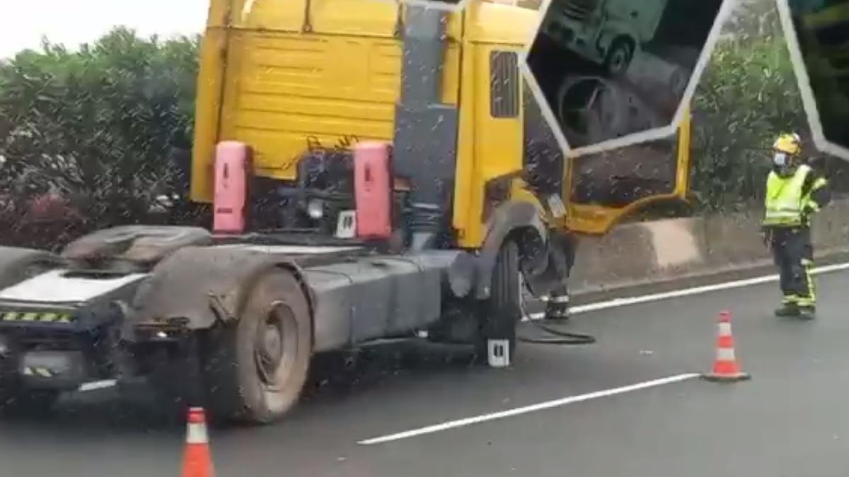 Accidente múltiple en la GC-1 (03/08/21)