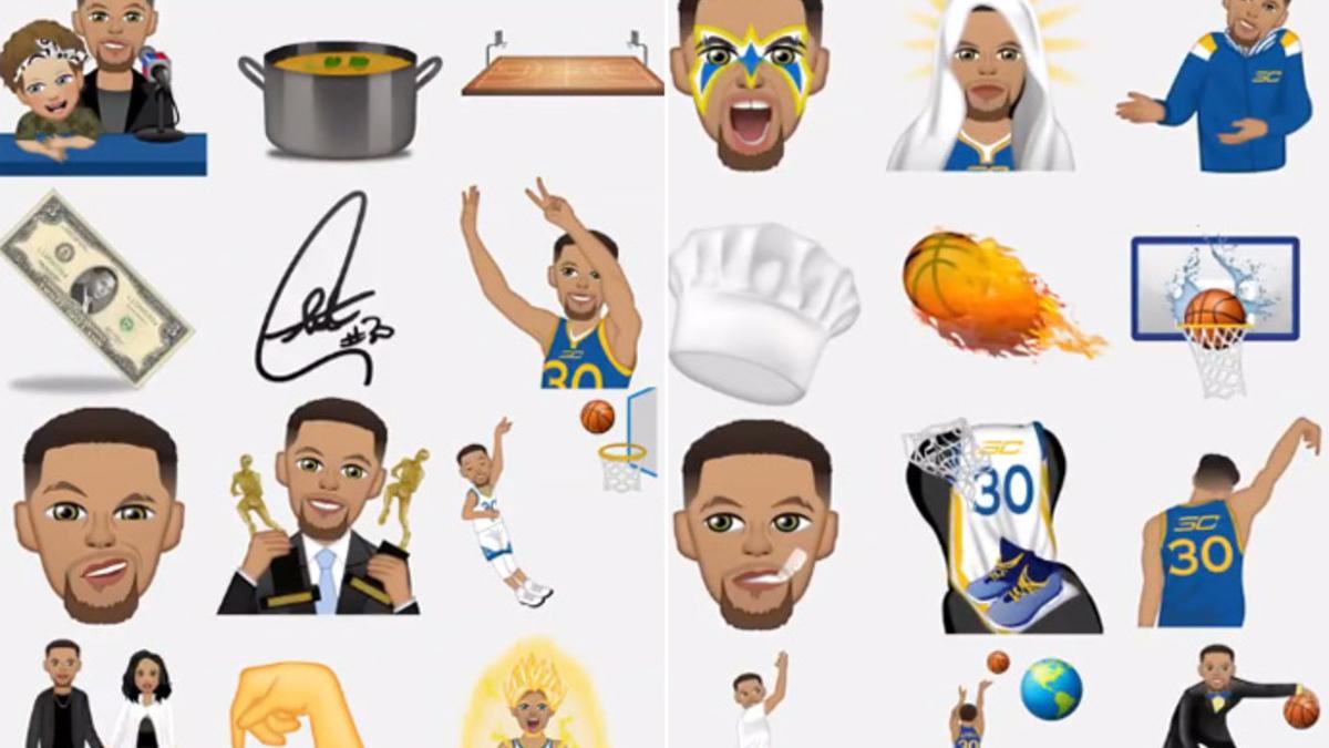 Stephen Curry revoluciona las redes... ¡con sus propios emojis!