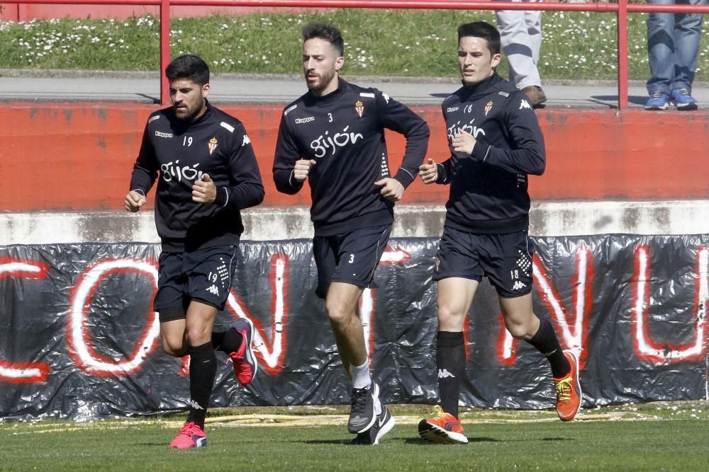 Entrenamiento del Sporting