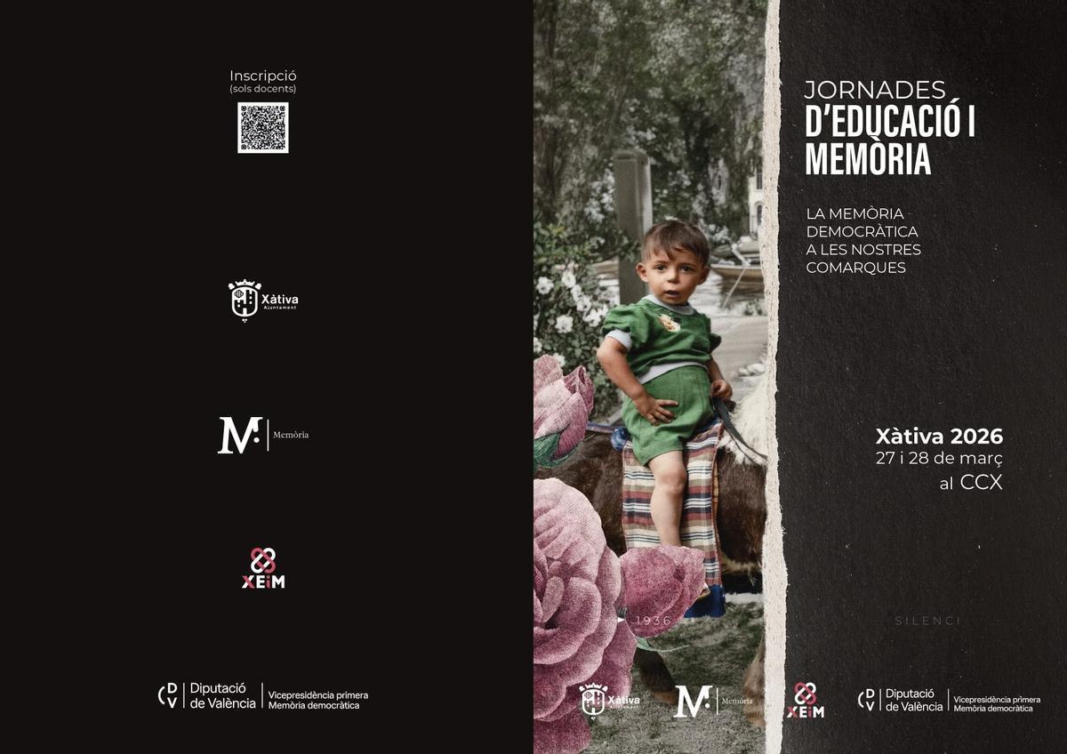 Xàtiva celebra este fin de semana las Jornadas de Educación y Memoria