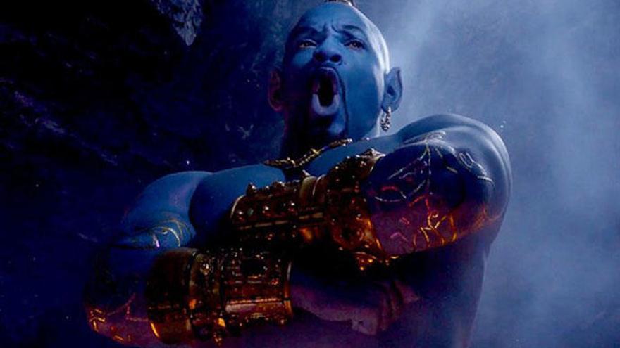 Will Smith como Genio en Aladdin