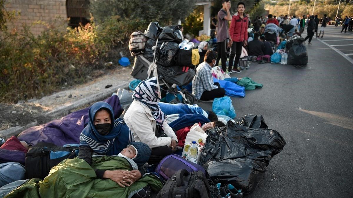 refugiados lesbos moria grecia