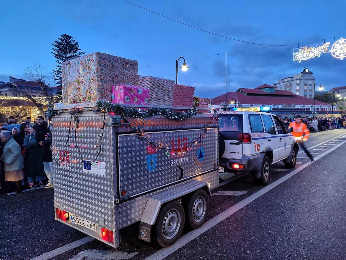 Las fotos de Sus Majestades los Reyes Magos recorriendo Cangas