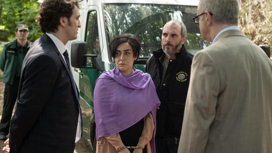 Imágenes de la serie de Netflix &quot;El caso Asunta&quot;, rodada en Santiago