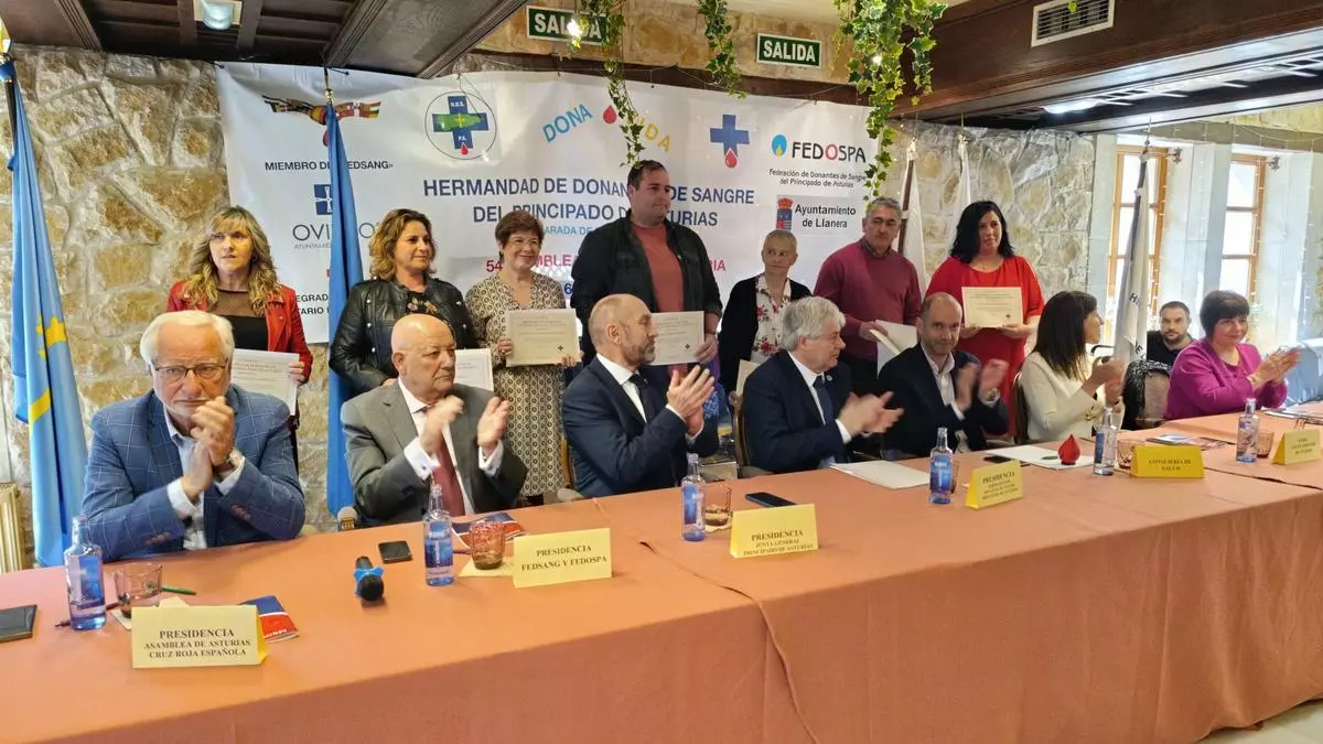 VÍDEO: La Hermandad de Donantes del Principado de Asturias celebró su asamblea en Pruvia