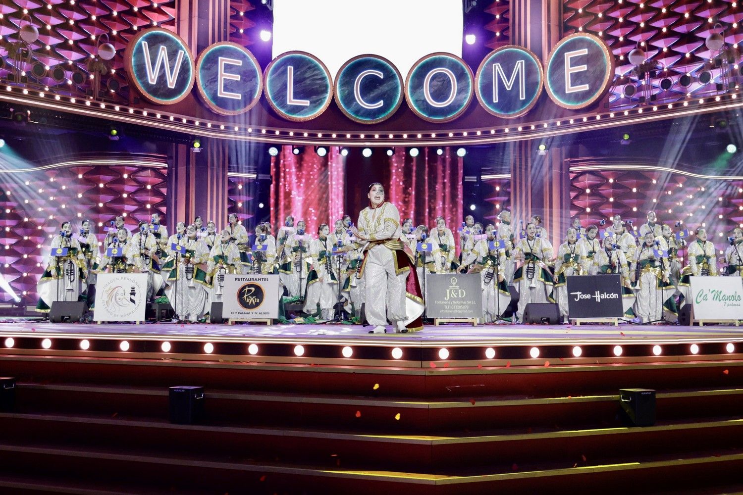 Un momento de Las Trabalonas sobre el escenario.