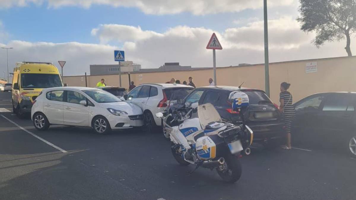 La Policía Local de Las Palmas de Gran Canaria intervino tras el incidente registrado en la calle Doctor Juan Domínguez Pérez.