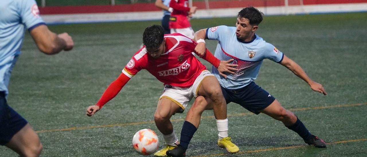 Lance del pasado encuentro entre el Atlético Espeleño y el CD Pozoblanco.