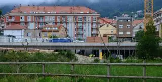 El nuevo centro de salud de Moaña, a la espera de su estructura de madera que se realiza en Lugo