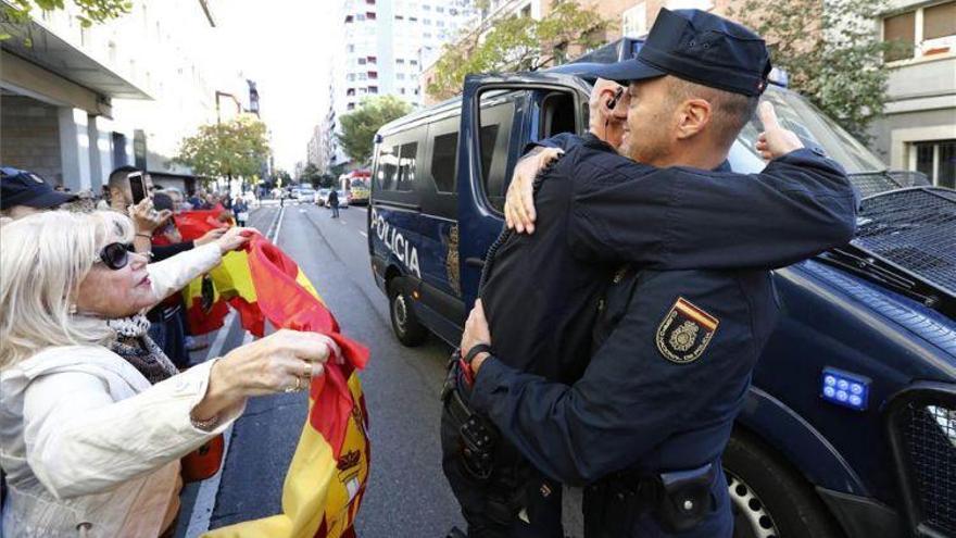 Un antidisturbio aragonés desplegado en Cataluña denuncia irregularidades laborales