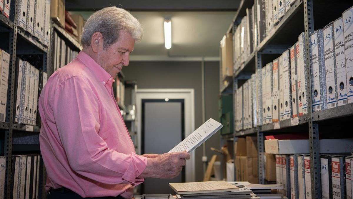 El editor Jorge Herralde, en el archivo de Anagrama.