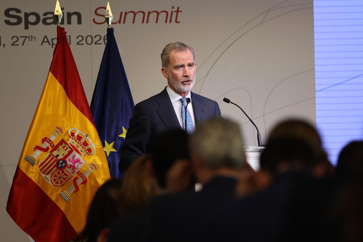 Felipe VI, este lunes, clausura el foro económico Invest in Spain Summit.