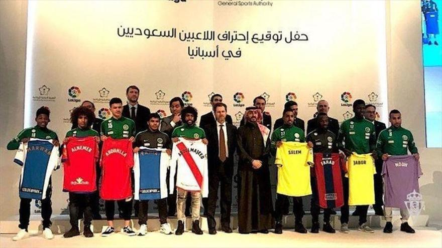 Desembarco de nueve jugadores de Arabia Saudí en el fútbol español