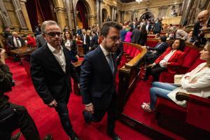 El Parlament tumba los presupuestos de Aragonès y deja la legislatura catalana en el limbo
