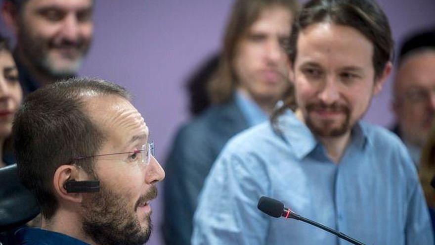 Pablo Iglesias: &quot;La actuación de Echenique ha sido un ejercicio de ejemplo moral&quot;