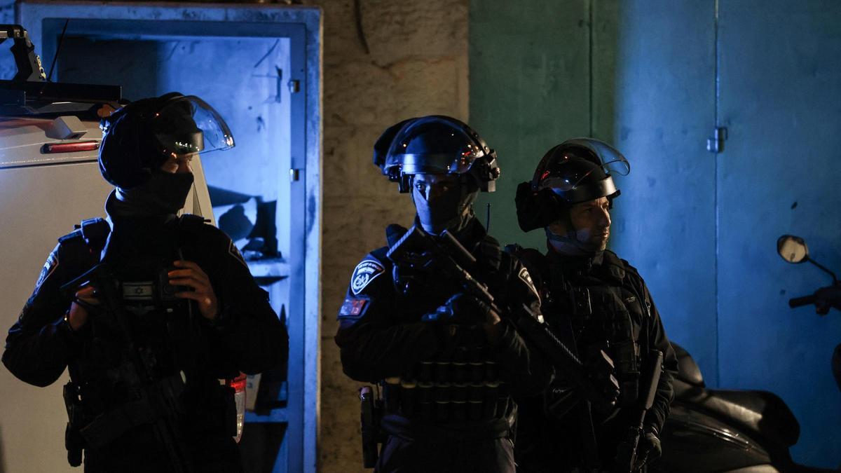 Archivo - Imagen de archivo de agentes de la Policía israelí