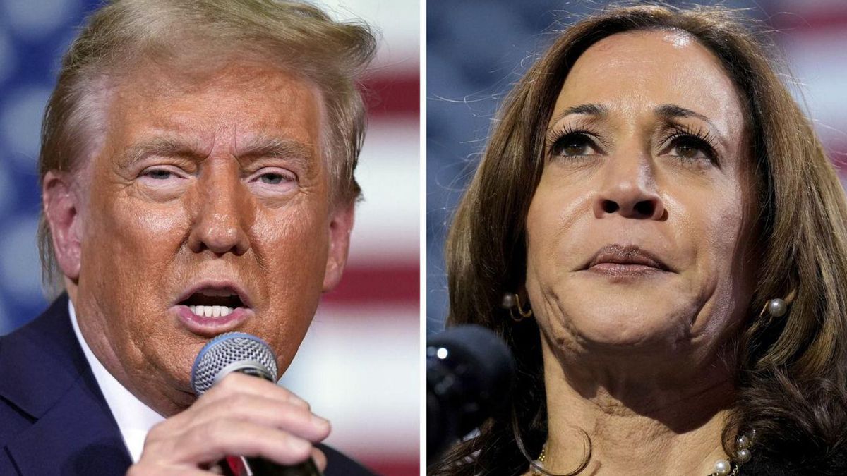 Donald Trump y Kamala Harris.