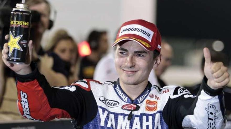 Jorge Lorenzo en el Gran Premio de Qatar.