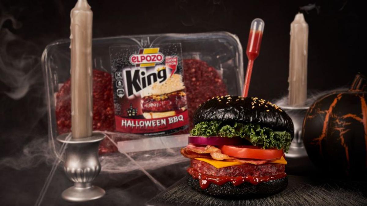 edición limitada para Halloween del Burger BBQ de ElPozo King